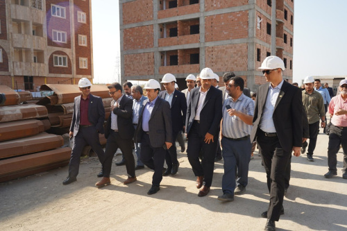 بازدید رئیس سازمان نظام مهندسی ساختمان از پروژه نهضت ملی مسکن در گرگان