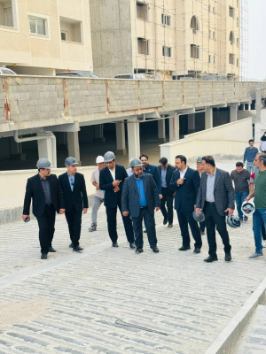 بازدید رئیس سازمان نظام مهندسی ساختمان از پروژه&zwnj;های نهضت ملی مسکن در بندرعباس